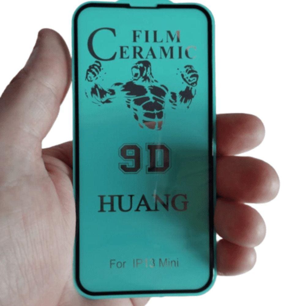 Película Ceramica 9D tela toda I.phone 13 mini não quebra