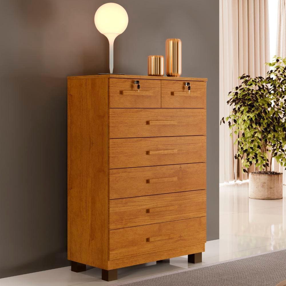 Cômoda New Barcelona 7 Gavetas Benetil