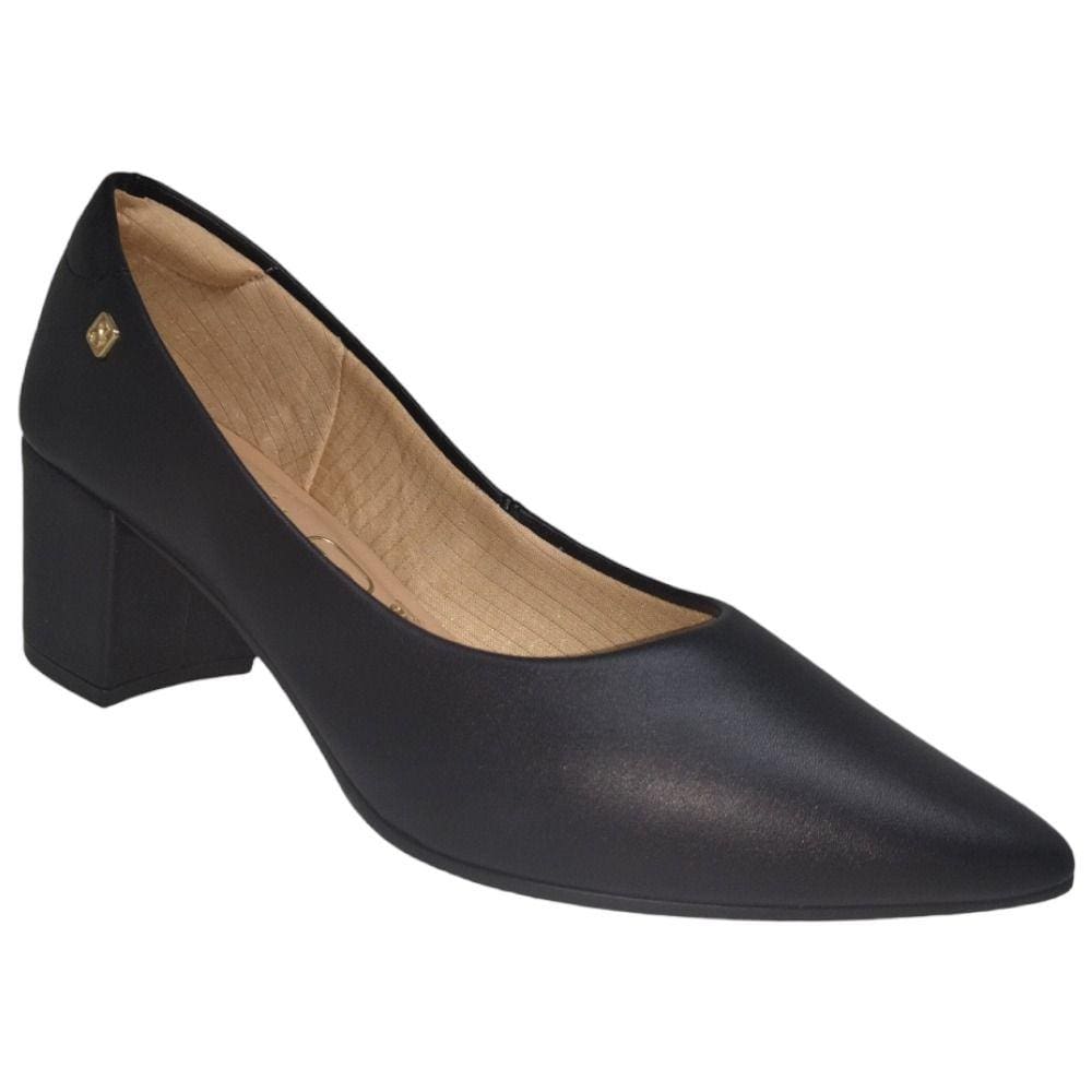 Sapato Salto Grosso Santinelli 1524-001-232 Feminino - Preto