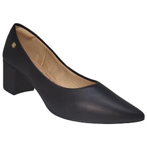 Sapato Salto Grosso Santinelli 1524-001-232 Feminino - Preto