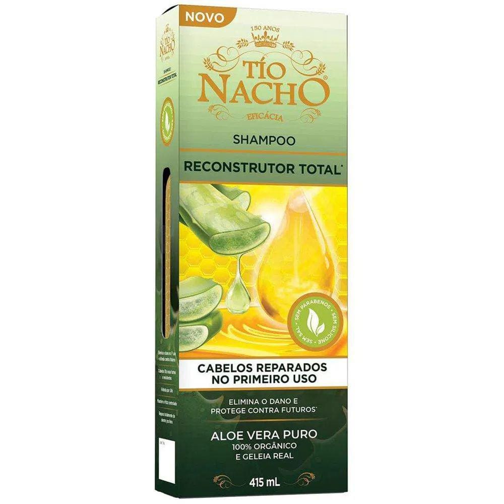 Kit c/ 2 Shampoo Tio Nacho Reconstrutor Total ( Aloe Vera)