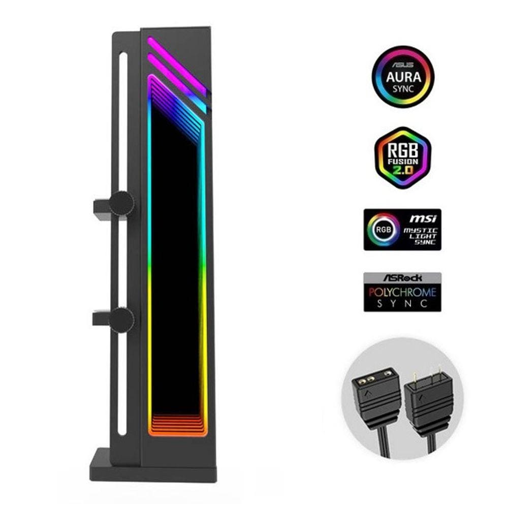 Suporte Placa de Vídeo Gpu Argb Led Infinito 5v 3pin