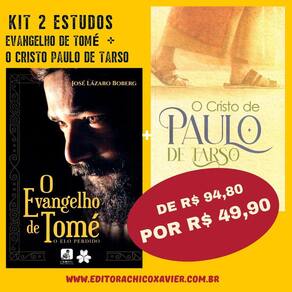 Kit 2 Estudos - O Evangelho de Tomé + O Cristo de Paulo de Tarso