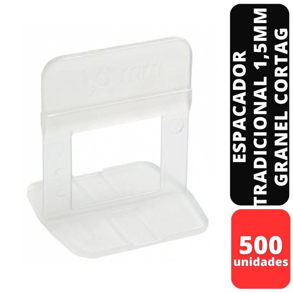 Kit C/500 Espacador Tradicional 1,5MM Granel Cortag