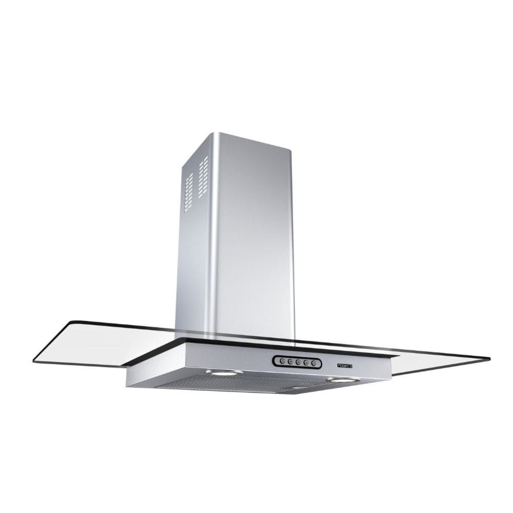 Coifa Vidro Reto Inox Duto Slim 90cm 127v Fogatti Inox