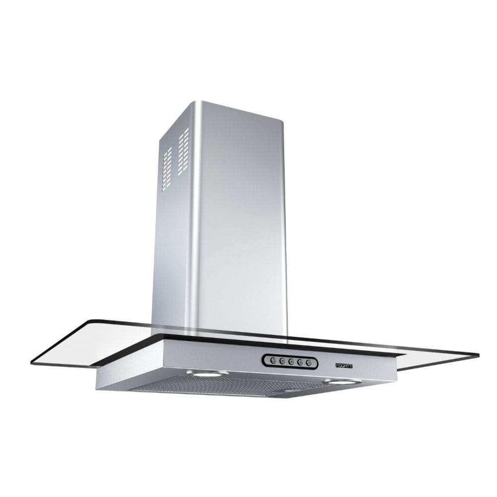 Coifa Vidro Reto Inox Duto Slim 75cm 220v Fogatti Inox