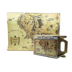 Quebra-cabeça Puzzle Mapa Terra Média de 500 peças em MDF