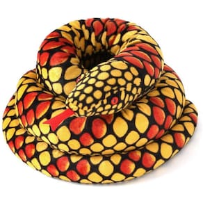 Snake Stuffed Animal , Pelúcia Grande Cobra Brinquedo Realista Cobra, 120 polegadas Presentes para Crianças
