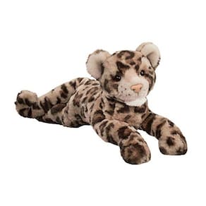 Douglas Açafrão Leopardo Filhote Pelúcia Animal de Pelúcia