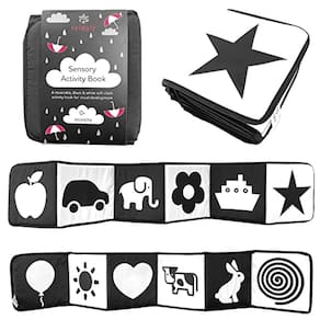 Spiggly Preto e Branco Alto Contraste Soft Baby Book – Novo