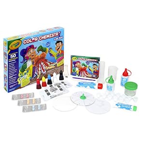 Conjunto de Química de Cor Crayola para Crianças, Presente para Crianças, 7, 8, 9, 10