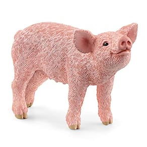 Schleich Farm World, Estatueta animal, Brinquedos animais de fazenda para crianças 3+, Leitão