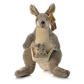10 polegadas canguru pelúcia brinquedo pelúcia animal brinquedo pelúcia boneca animal