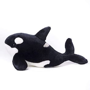 TAMMYFLYFLY A Orca Blackfish Long Big Killer e Stuffed Animal Sea Critters Boneca de pelúcia (39cm)