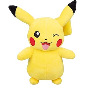 Pokémon Pikachu Pelúcia Animal Recheado - Winking - Grande 12"
