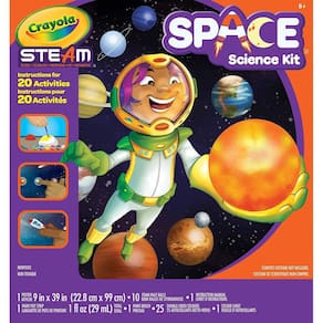Kit de Ciência do Sistema Solar de Crayola, Brinquedo Educacional, Presente para Crianças, 8, 9, 10, 11 anos