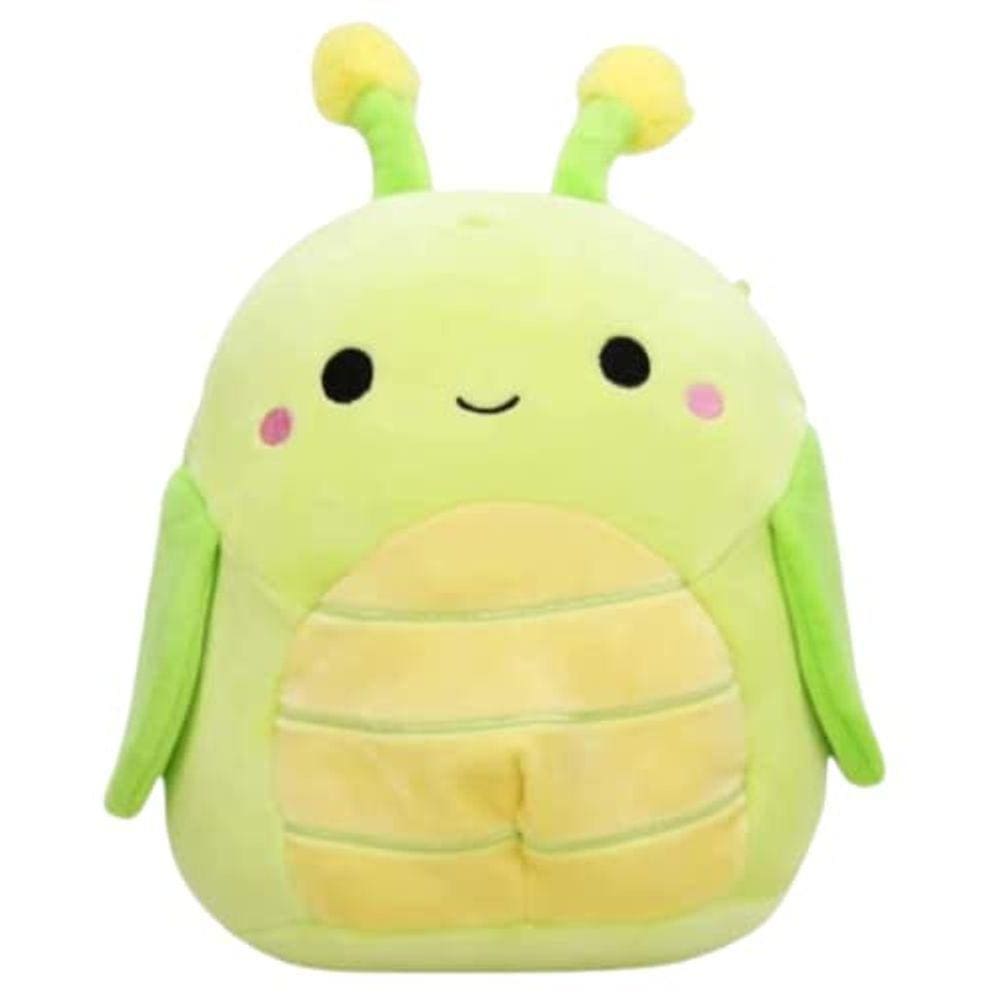 Gafanhoto Squishmallow 20 cm (8 polegadas) Pilar Green Plush Stuffed Animal Super Soft Cuddle Pillow