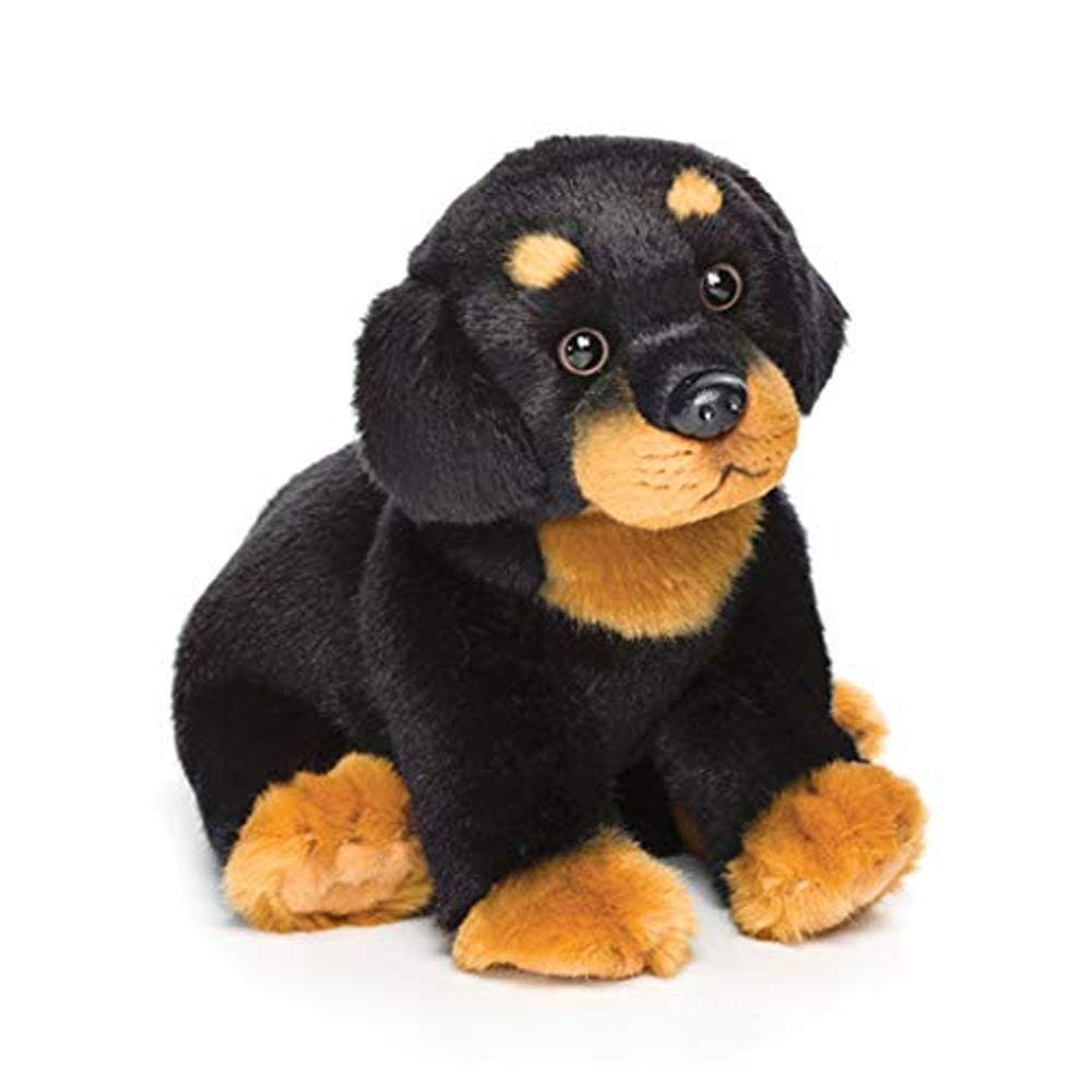 Nat e Jules Sentado Pequeno Rottweiler Dog Brinquedo de pelúcia de pelúcia das crianças