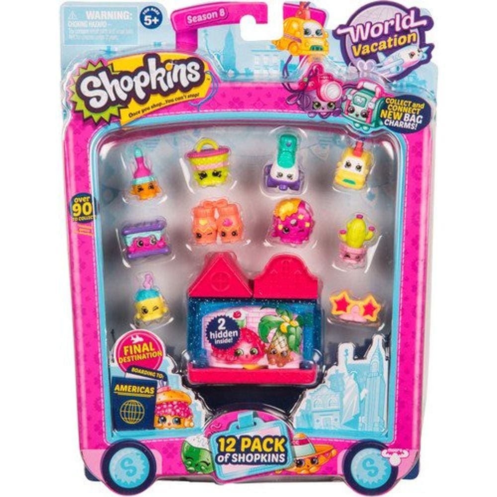 Shopkins Temporada 8 America Toy 12 Pack