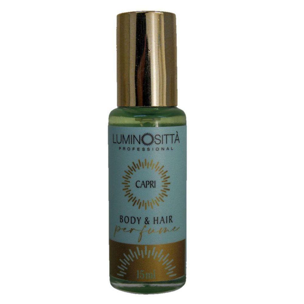 Perfume Para Cabelo E Corpo Capri 15 Ml Luminosittà