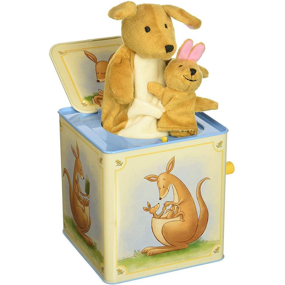 Brinquedo Musical de Mola Schylling Jack Caixa de Surpresas Canguru