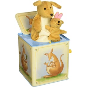 Brinquedo Musical de Mola Schylling Jack Caixa de Surpresas Canguru