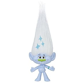 Boneco colecionável Trolls DreamWorks Guy Diamond com cabelo estampado
