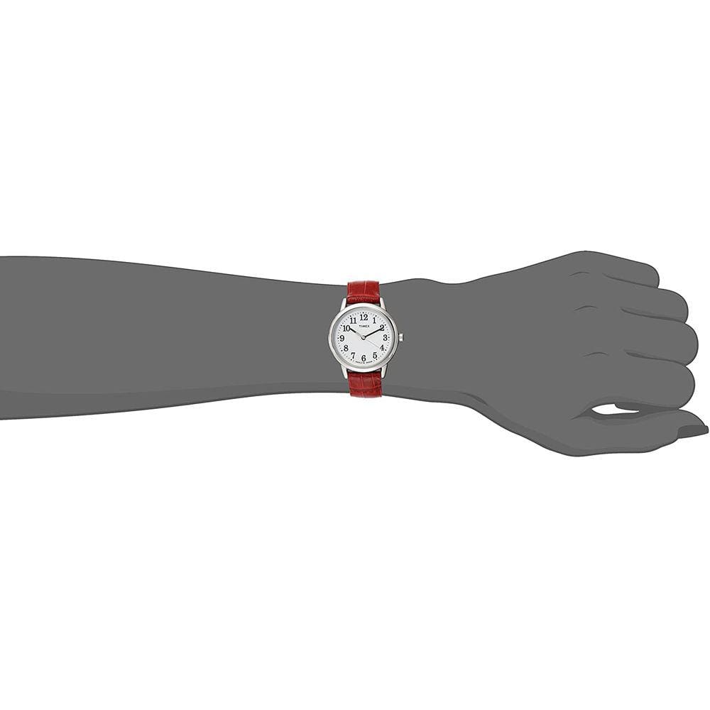 Relógio de couro feminino timex 30mm