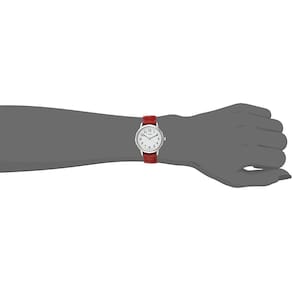 Relógio de couro feminino timex 30mm