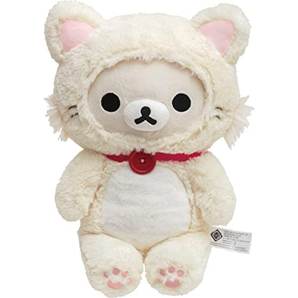 Korilakkuma San-X em Uma Fantasia branca de gato fofo