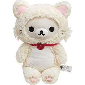 Korilakkuma San-X  em Uma Fantasia branca de gato fofo