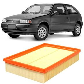 Filtro Ar VW Gol G1 G2 Santana Saveiro Metal Leve LX906