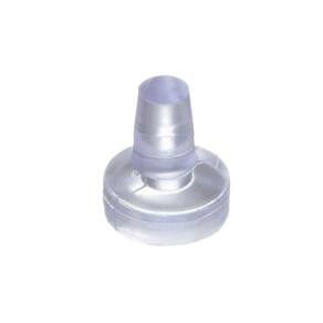10 Batoque De 12mm (1,2cm) De PVC Cristal P/ Apoio De Vidro