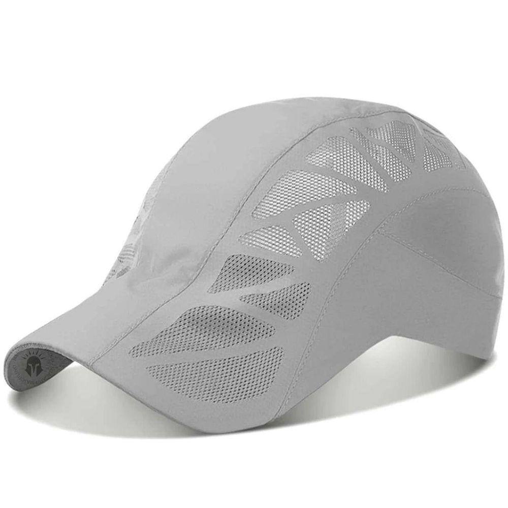 Boné Masculino Sportwear Dry Fit Em Malha Premium Cinza
