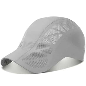 Boné Masculino Sportwear Dry Fit Em Malha Premium Cinza