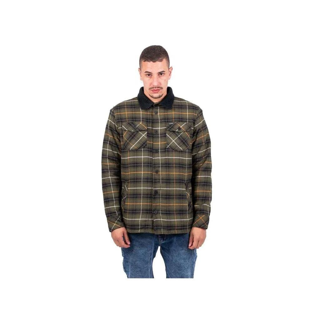 Camisa Flanelada Nicoboco Scarlet Forrada Verde - Masculino