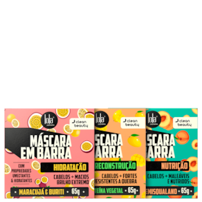 Kit Lola Cosmetics em Barra Cronograma Capilar (3 Produtos)