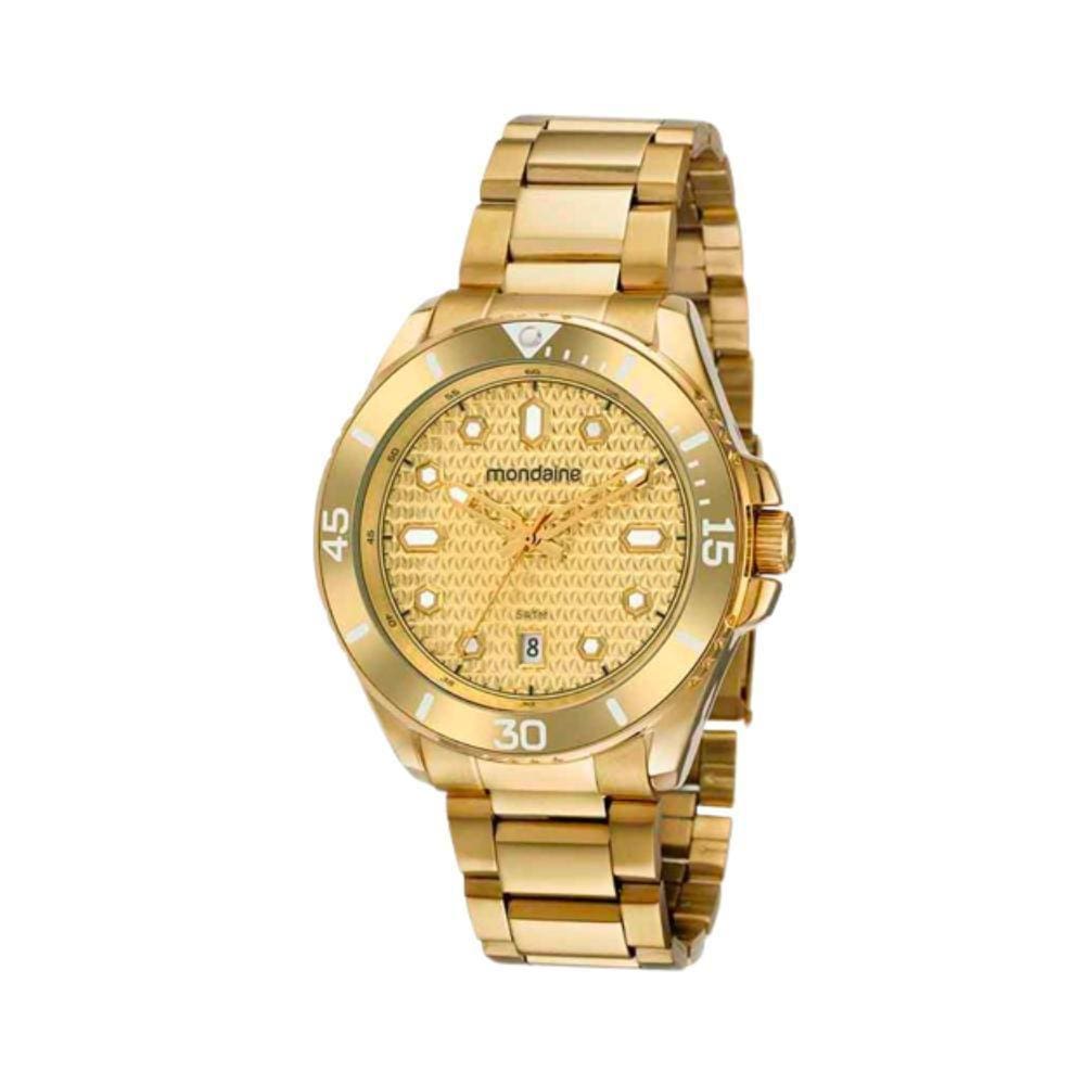 Relógio Mondaine Masculino Analógico Dourado 32439Gpmvde3