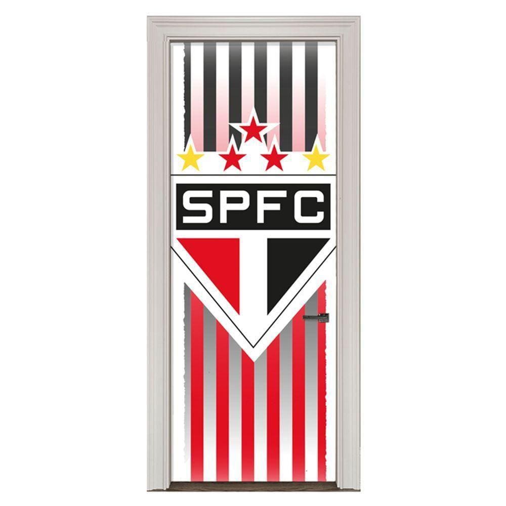 Adesivo Vinil Para Portas Futebol São Paulo Fc