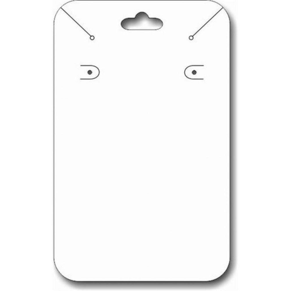 Etiqueta Brinco Bijuteria Jóia Fix Nº34 75X120Mm C/100 Branca
