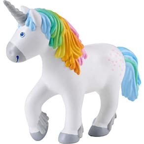 HABA Little Friends Unicórnio Rubi Arco-íris Chunky Plástico Figura de brinquedo