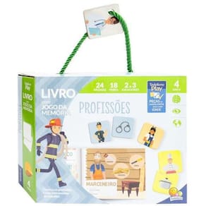 Todolivro Play - Livro Com Jogo Da Memória - Profissões