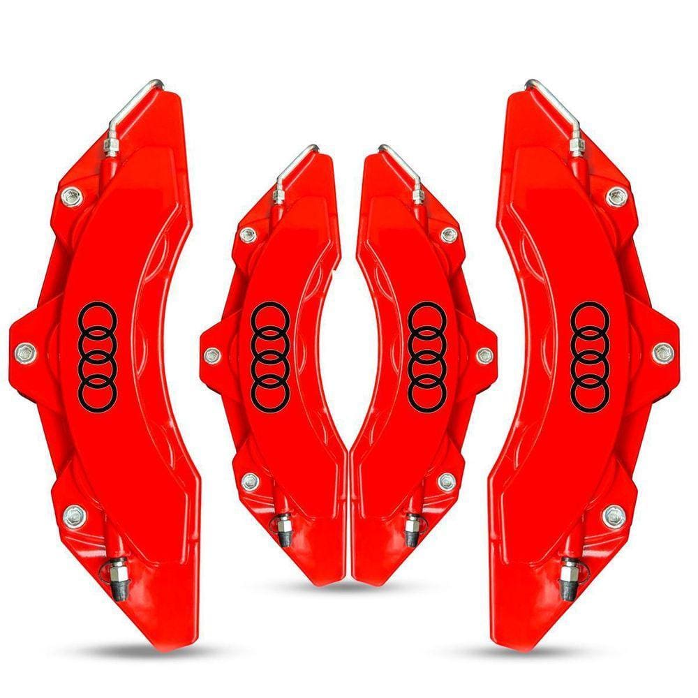 Kit Capa De Pinça De Freio Esportiva Para Audi 2 Pares