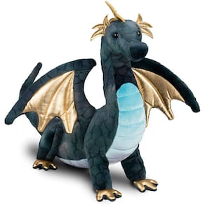 Douglas Aragon Navy Dragon Pelúcia Animal Recheado