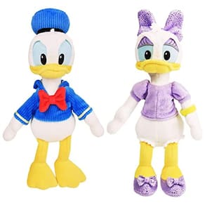 Basta jogar Disney Junior Mickey Mouse e Minnie Mouse Beanbag Plush 2-Pack, Stuffed Animals