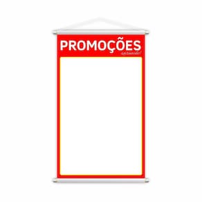 Banner Promoções Aproveite Fundo Branco Preço Lona Grande
