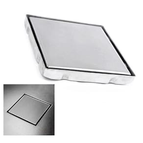 Ralo Oculto 15x15 Invisivel Inox Banheiro Lavabo Anti Odor Lavanderia Cozinha Seguro Discreto Varanda