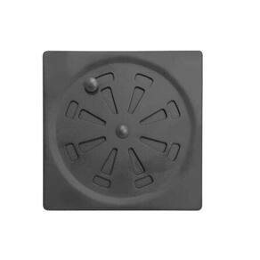 Ralo Grelha Inox 10X10 Black Abre E Fecha Banheiro Quadradro