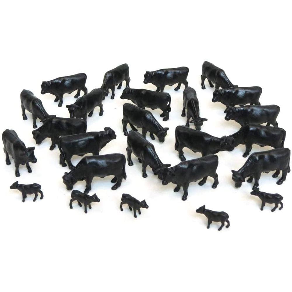 ERTL Black Angus Cows (Pkg. de 25) 1:64 Escala