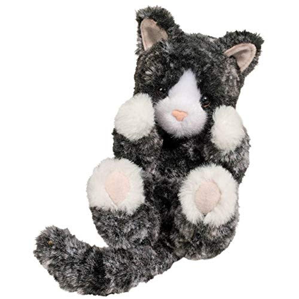 Douglas Gatinho Preto e Branco Lil` Punhado de Pelúcia Animal de Pelúcia